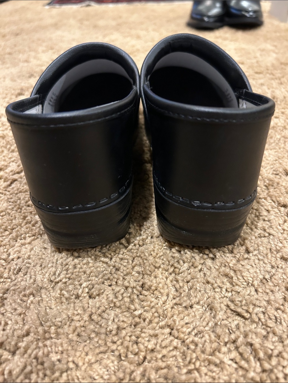 Dansko Black Slip-On Clogs - Classic Work Clog - Picture 5 of 6